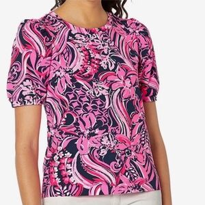 Women's Pink Floral Top